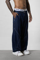 Baggy Pants by Approve Jeanswear with Topstitching